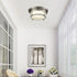 Modern Kitchen Flush Mount LED Ceiling Lights Brushed Nickel